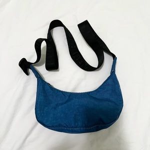 BAGGU Mini Crescent Custom Dyed Blue